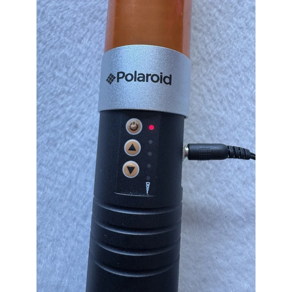 Polaroid LED Light‎ Wand Photography Video Light Adjustable Orange W Case & Cord